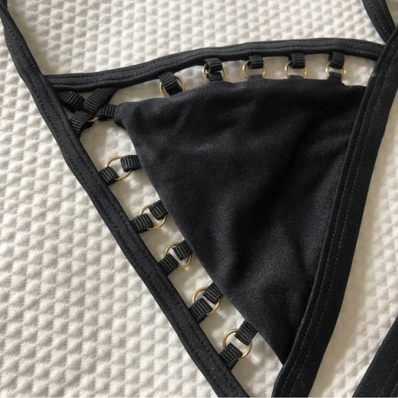 Victorias Secret Strappy Black Bikini Top - Picture 3 of 3